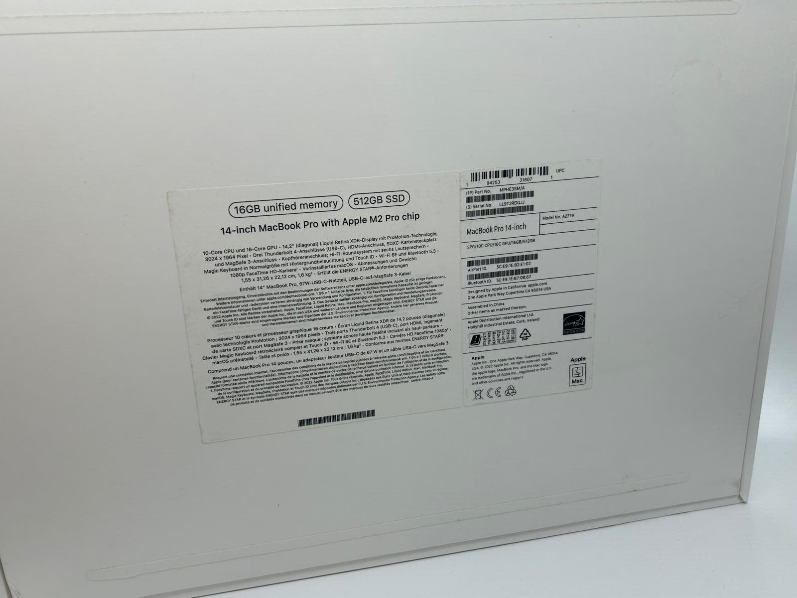MacBook Pro 14" 2023 cu procesor M2 Pro (Model A2799) - Imagine 8