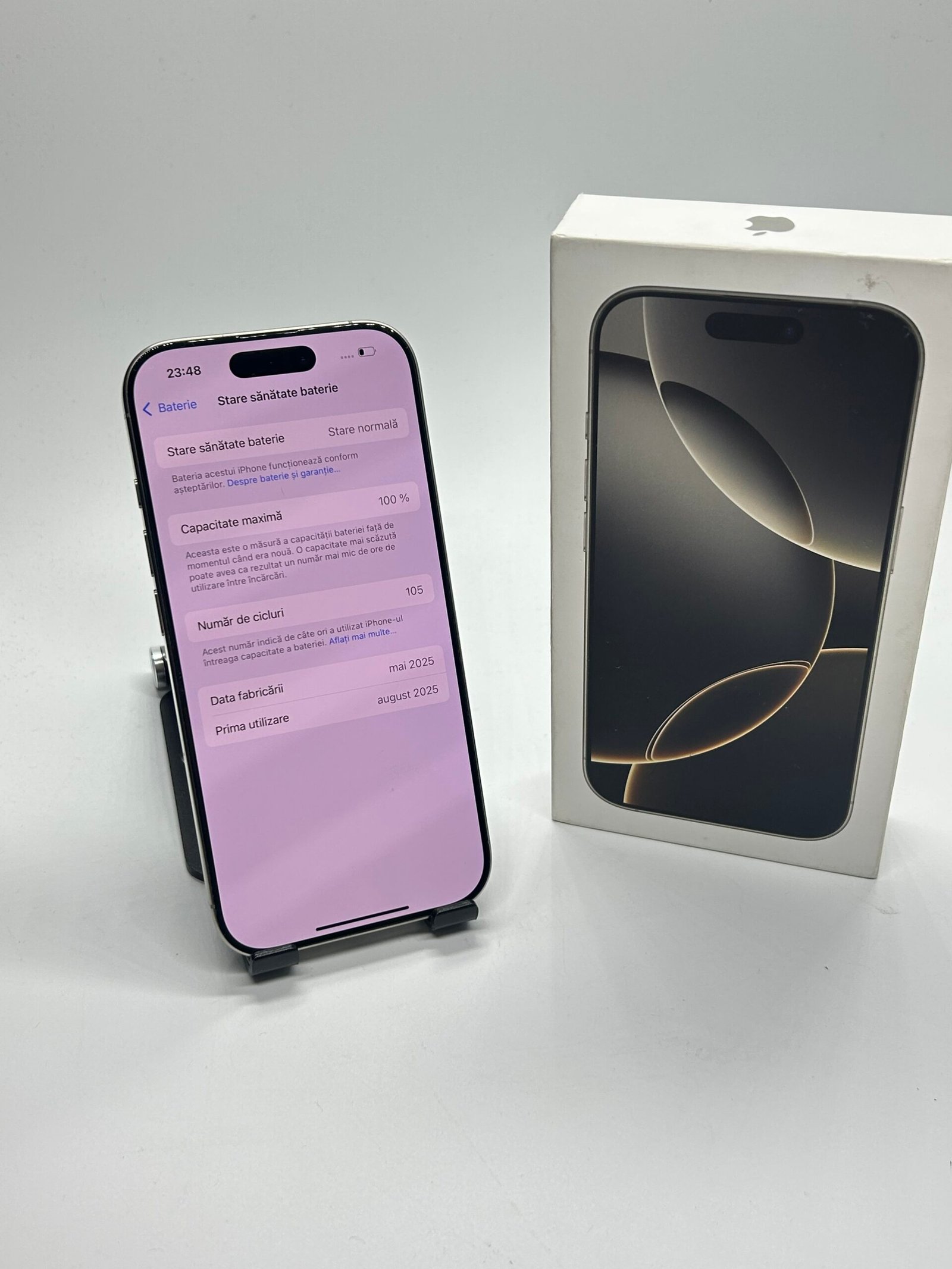 Apple iPhone 16 Pro, 128GB, 5G, Natural Titanium - Imagine 8