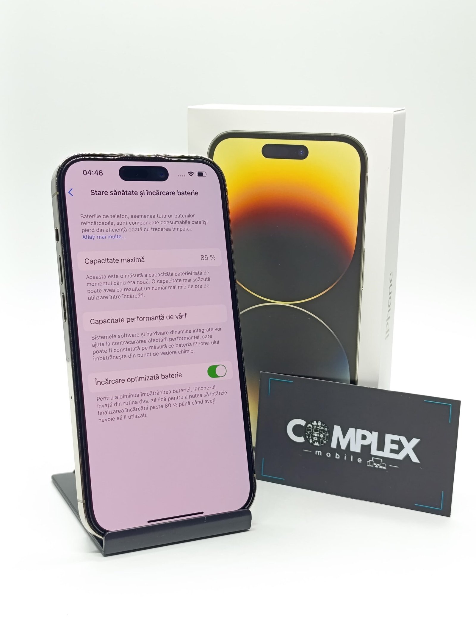 Apple iPhone 14 PRO, 256GB, 5G, GOLD - Imagine 3