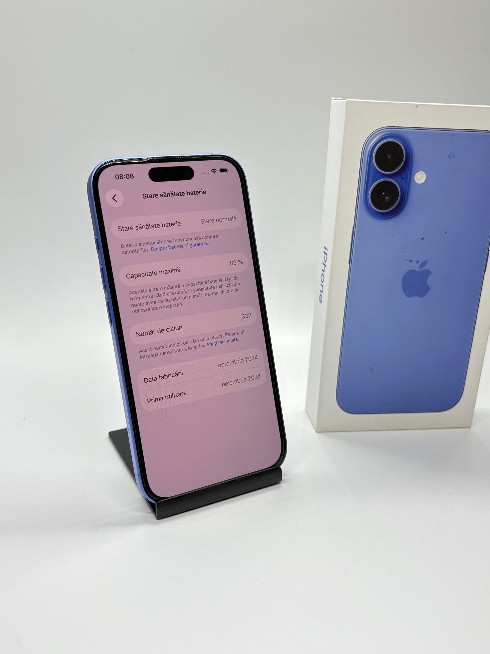 Apple iPhone 16, 128GB - Ultramarine - Imagine 8