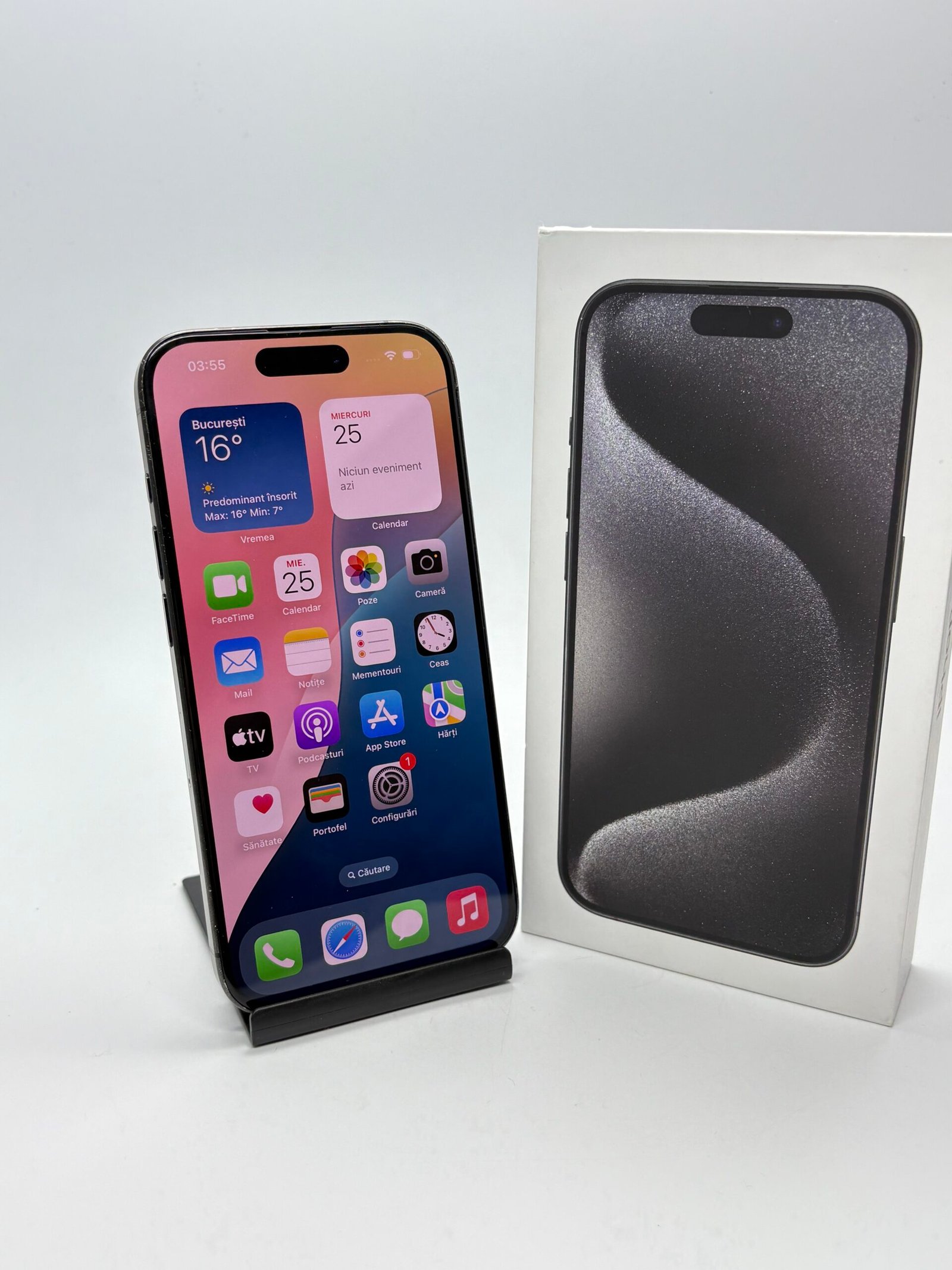 Apple iPhone 15 PRO, 512GB, 5G, Black Titanium - Imagine 8