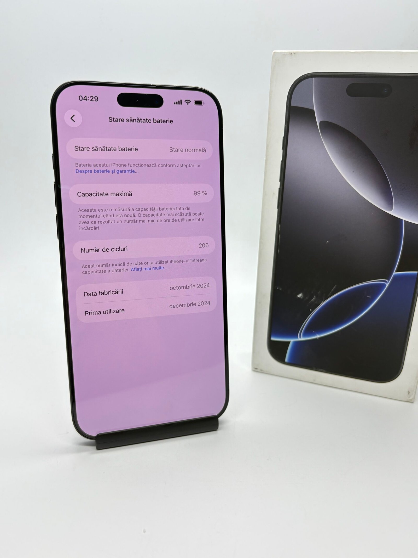 Apple iPhone 16 Pro MAX, 256GB, 5G, Black Titanium - Imagine 4