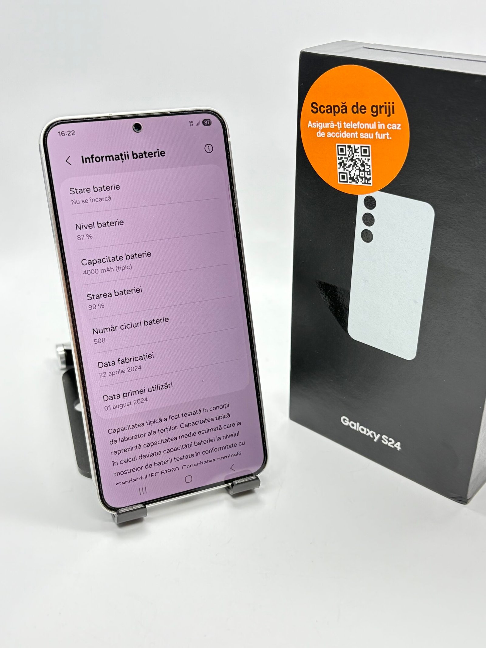 Samsung Galaxy S24 5G 6.2" 8GB 256GB DualSIM Marble Grey - Imagine 8