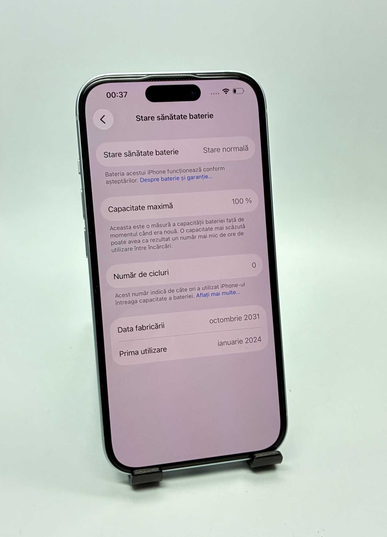 Apple iPhone 15, 128GB, 5G, Blue - Imagine 8