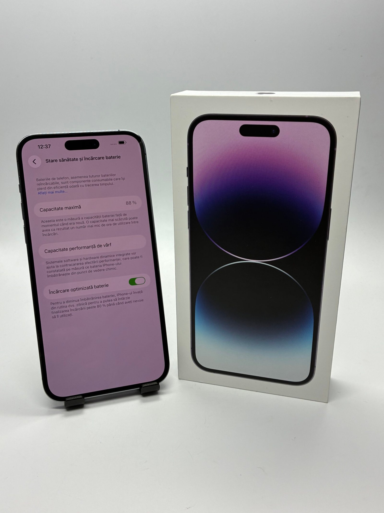 Apple iPhone 14 PRO MAX, 256GB, 5G, Purple - Imagine 8