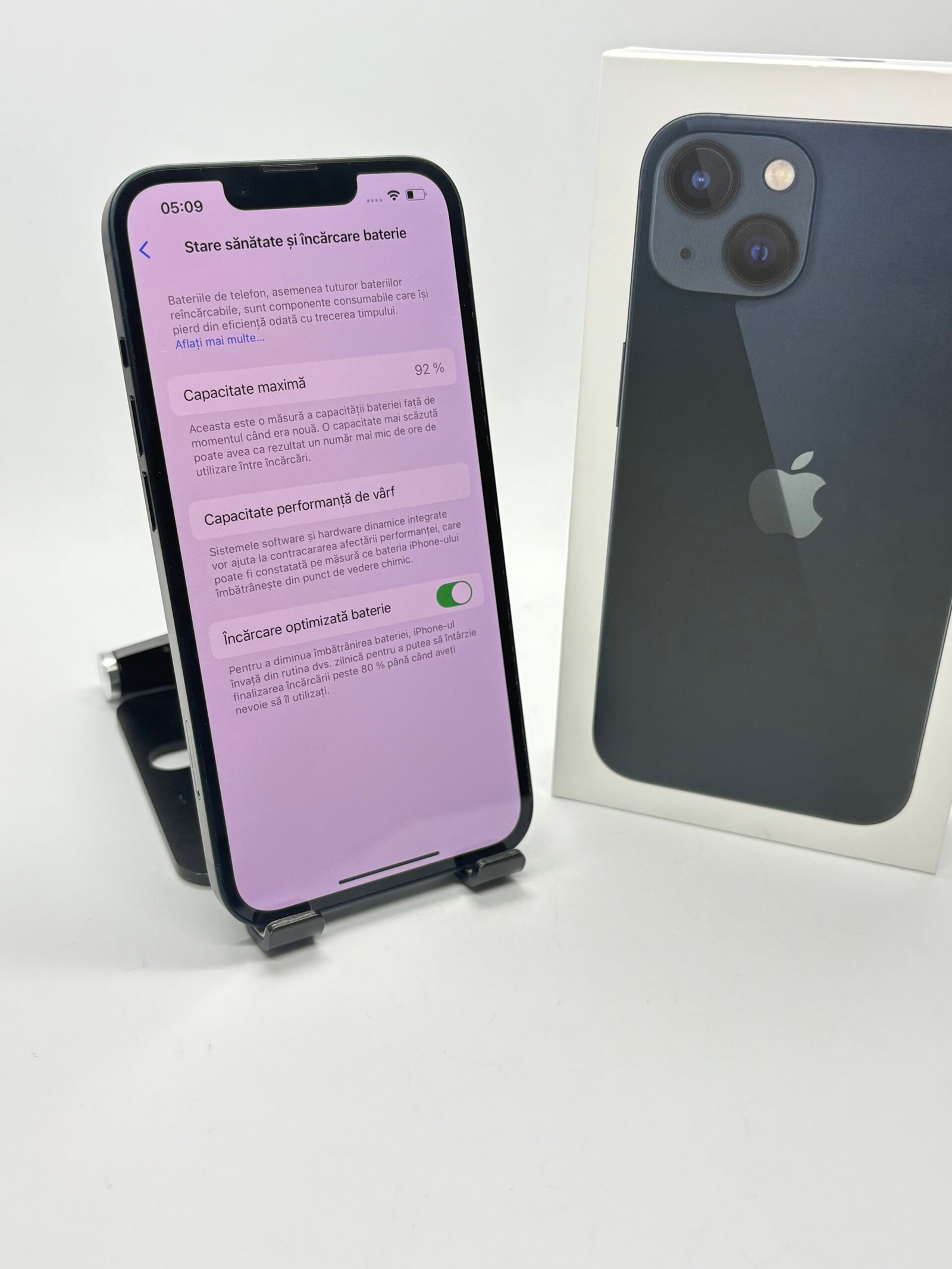 Apple iPhone 13, 128GB, 5G, Midnight, Baterie 92% - Imagine 10