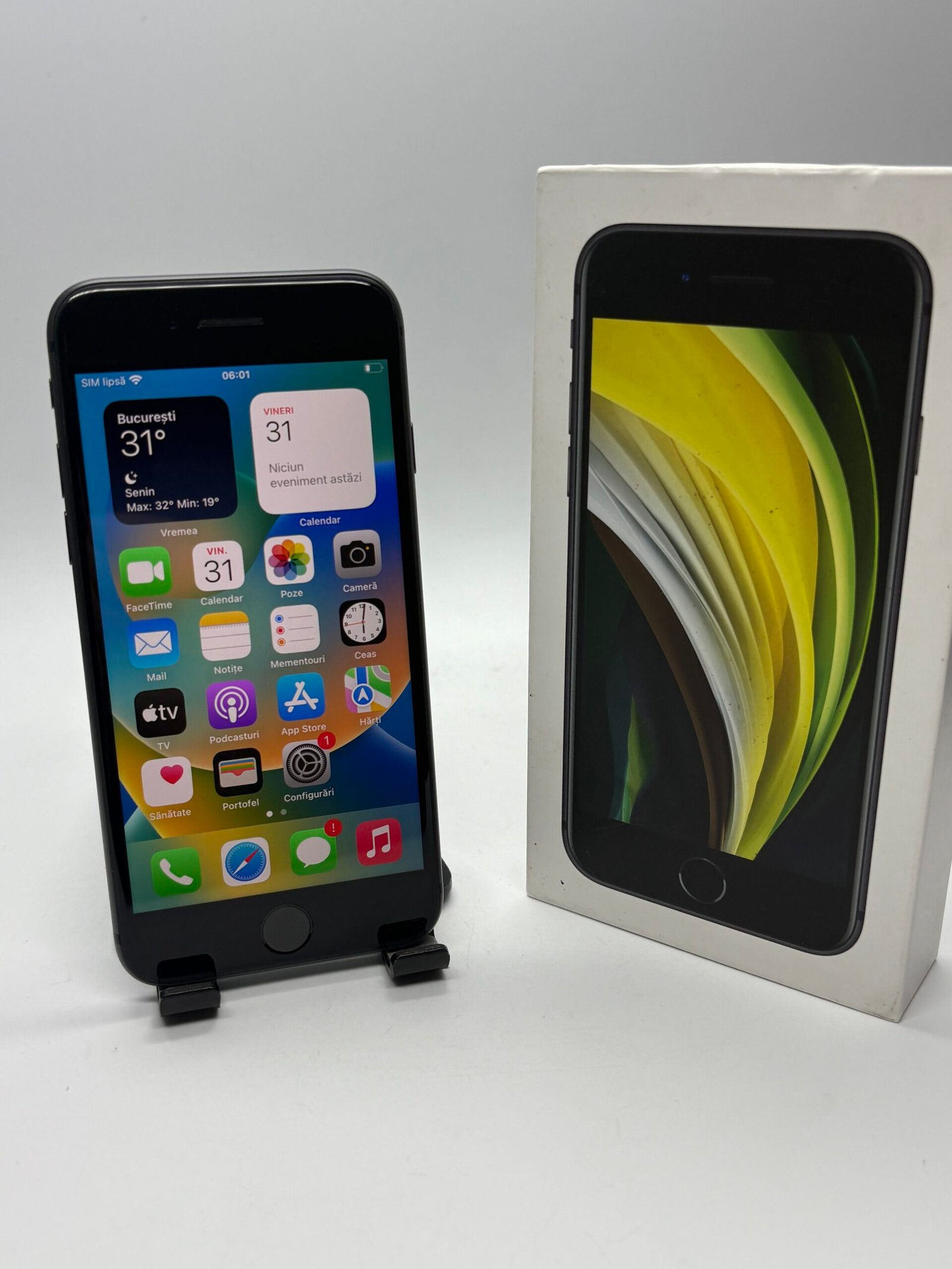 Apple iPhone SE 2 - 64GB, Midnight, Baterie 94% - Imagine 7